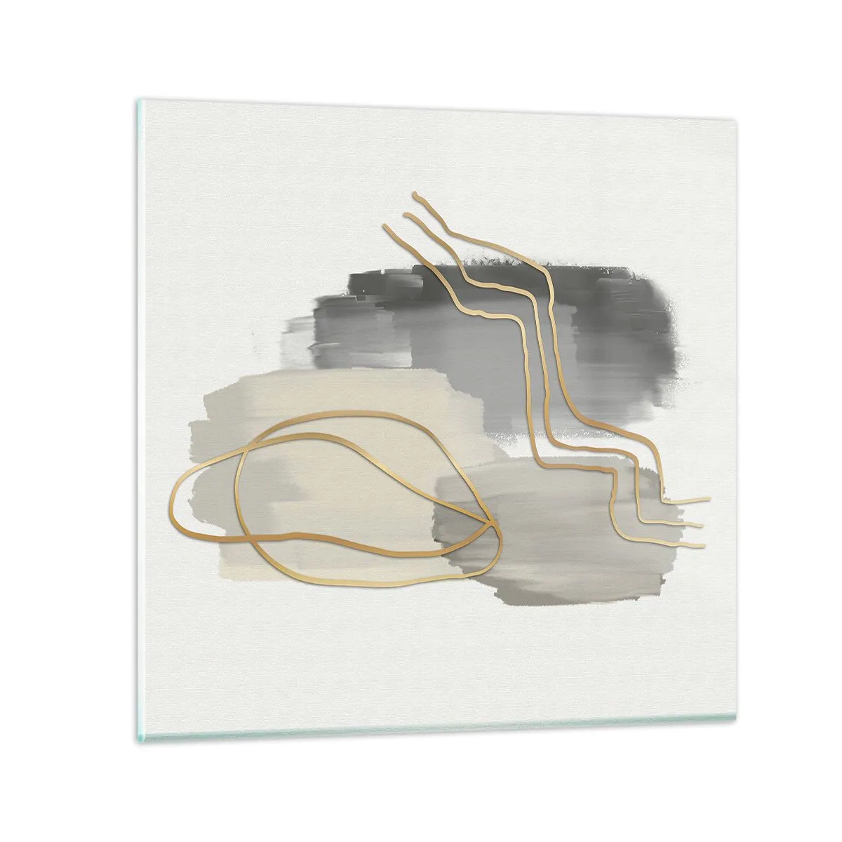Obraz na skle - Trvání a pohyb - 70x70 cm