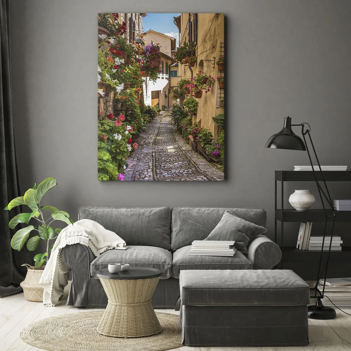 Obraz na plátně - Italské zákoutí - 55x100 cm