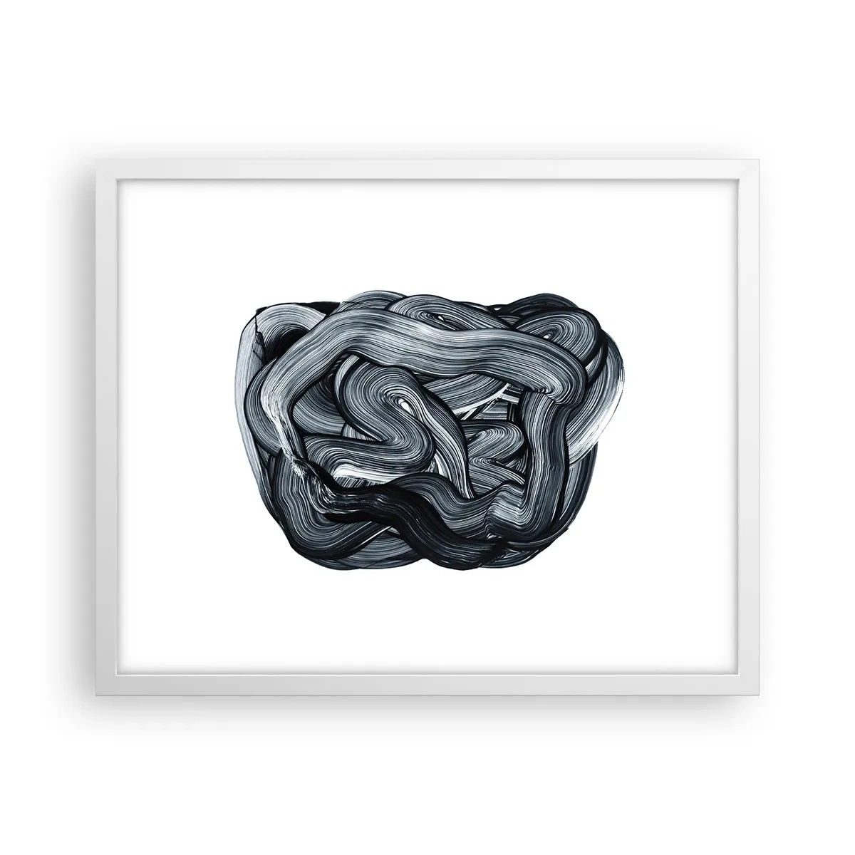 Plakát v bílém rámu - Není to tak jednoduché - 50x40 cm