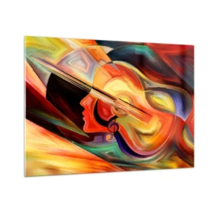 Obraz na skle - Všechno je v pořádku - 100x70 cm