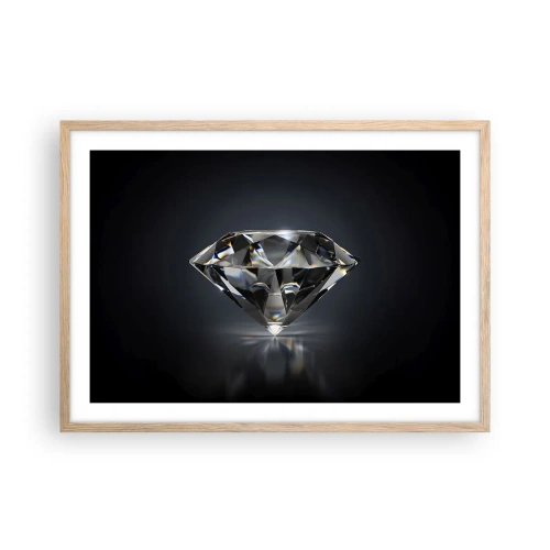 Plakát v rámu světlý dub - Best girls friend - 70x50 cm