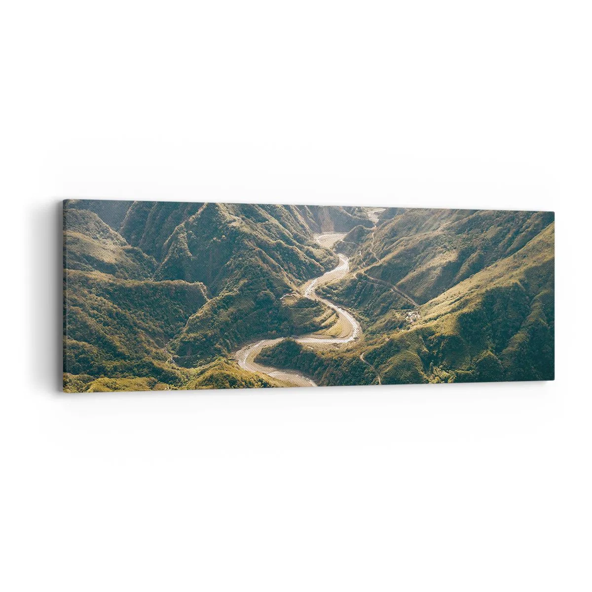 Obraz na plátně - Přímo ze srdce hor - 90x30 cm