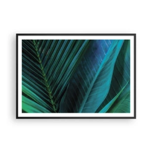 Plakát v černém rámu - Anatomie zelené - 100x70 cm