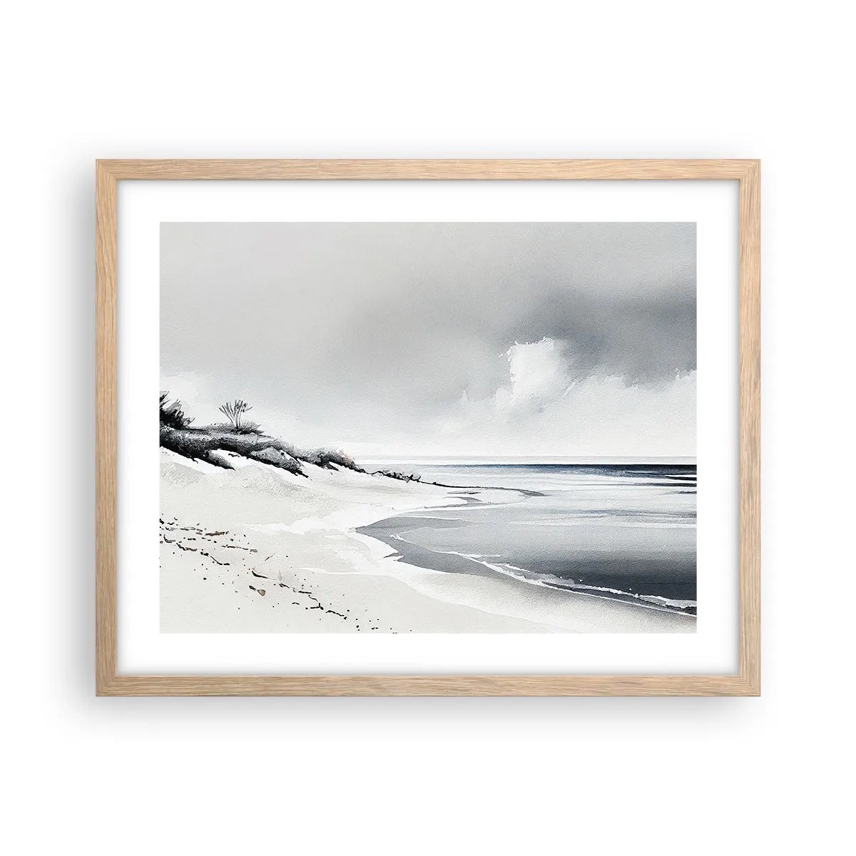 Plakát v rámu světlý dub - Vždycky spolu - 50x40 cm