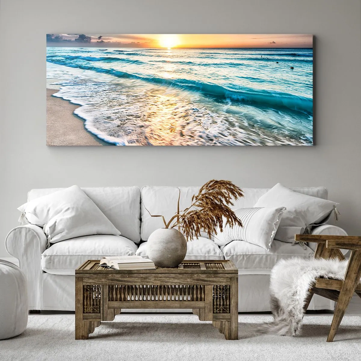 Obraz na plátně - Výhled, který stojí za to - 90x30 cm