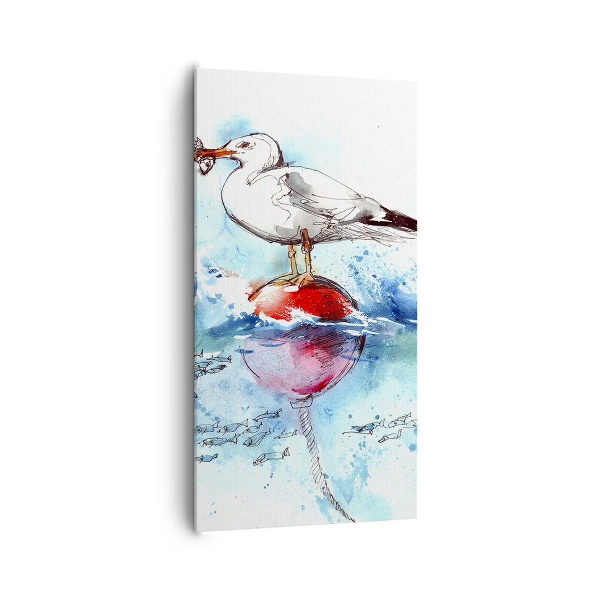 Obraz na plátně - Vydařený rybolov - 65x120 cm