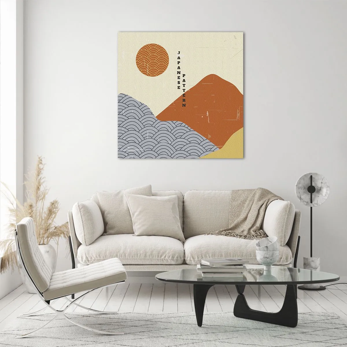 Obraz na skle - V japonském duchu - 40x40 cm