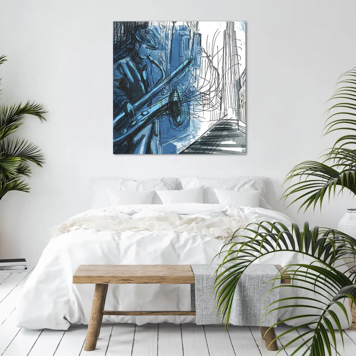 Obraz na plátně - Městská rapsodie - 60x60 cm