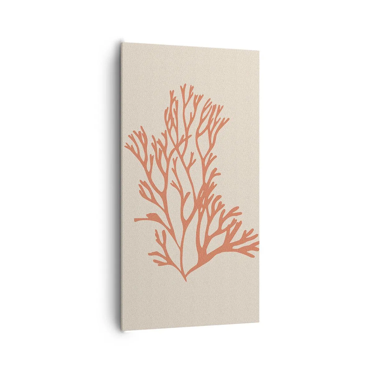 Obraz na plátně - Korálový filigrán - 65x120 cm
