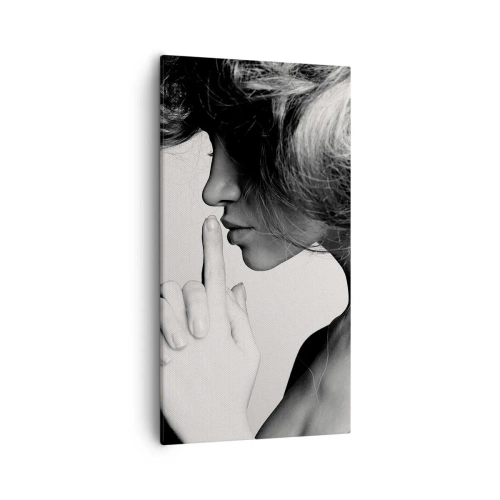 Obraz na plátně - Zahleděná do sebe - 55x100 cm