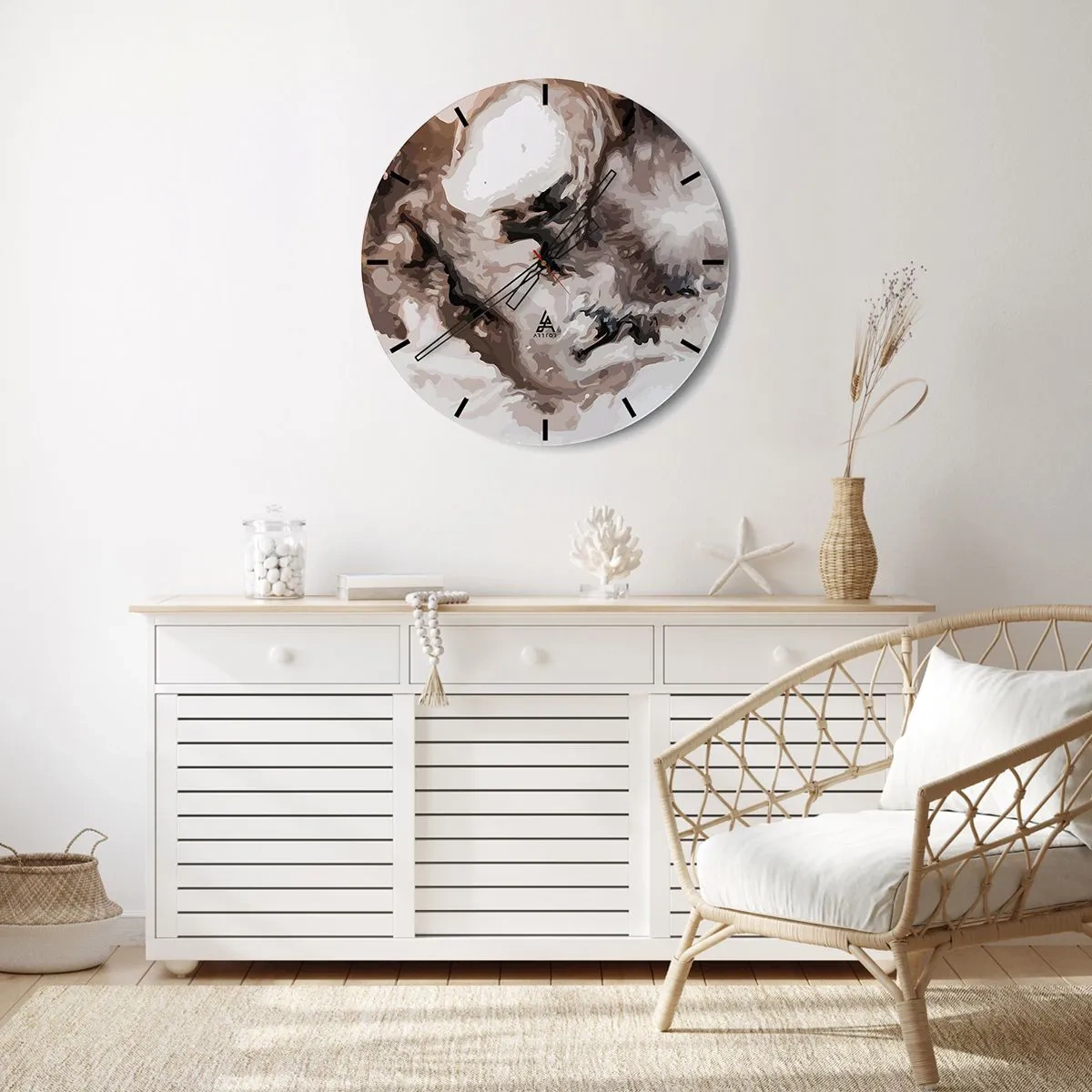 Nástěnné hodiny - Zrození galaxie - 30x30 cm