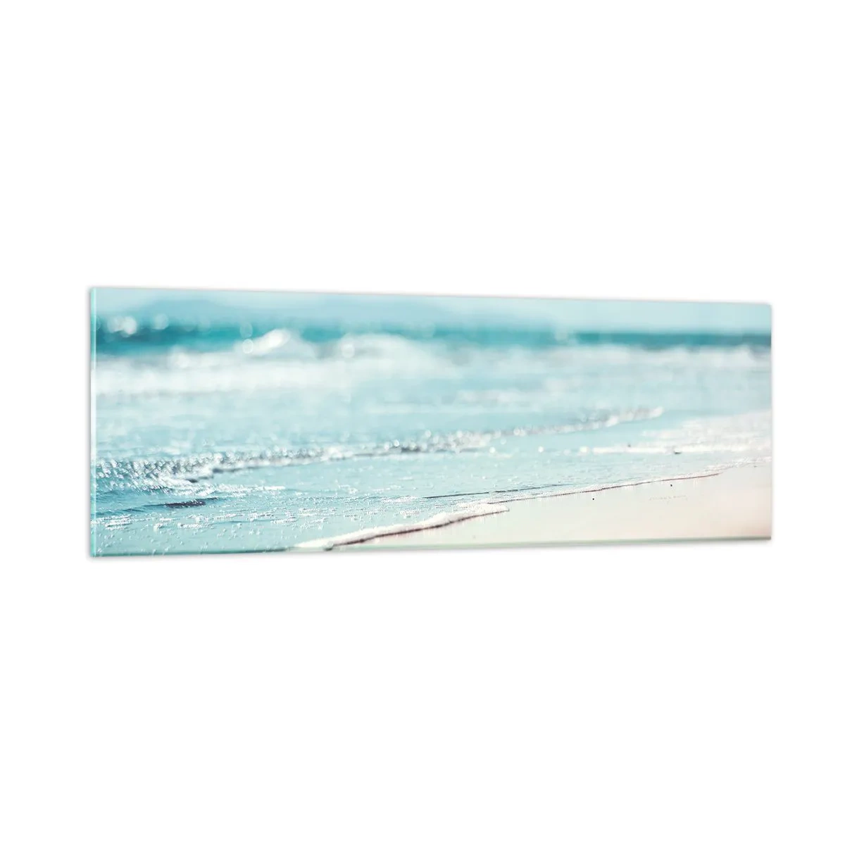 Obraz na skle - Teplo a hluk - 90x30 cm