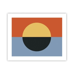 Plakát - Kompozice tepla a chladu - 50x40 cm