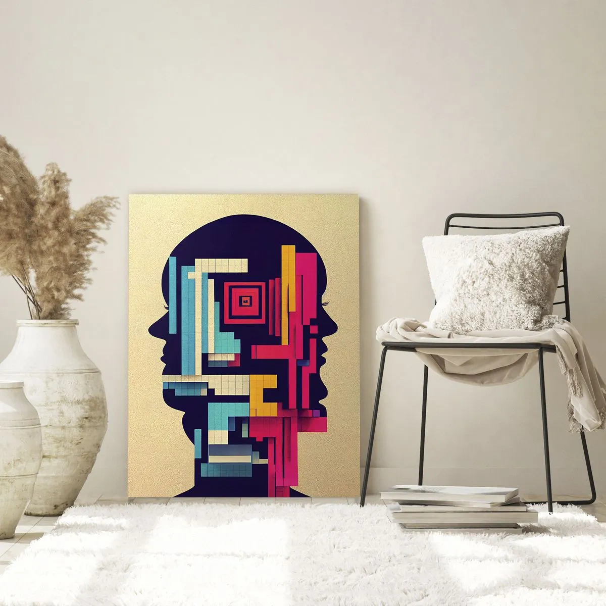 Obraz na skle - Nové vazby - 70x100 cm