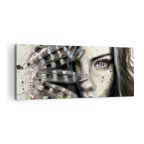 Obraz na plátně - Divoká krása - 100x40 cm