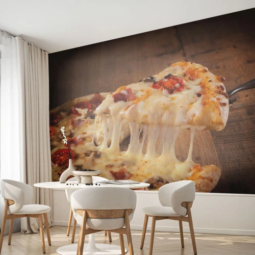 Fototapeta Samolepicí Deluxe Sticker - Veledílo italského umění - Gastronomie, Pizza, Itálie - 250x175 cm