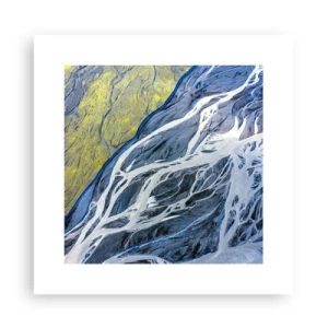 Plakát - Jeskynní malby přírody - 30x30 cm