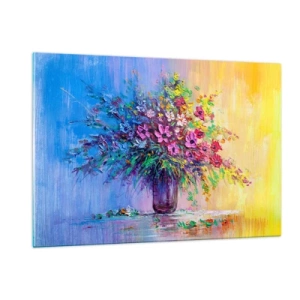 Obraz na skle - Dar letní louky - 120x80 cm