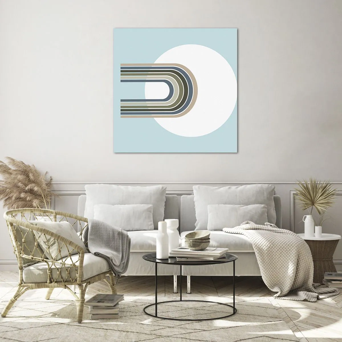 Obraz na skle - Neodolatelná přitažlivost - 60x60 cm