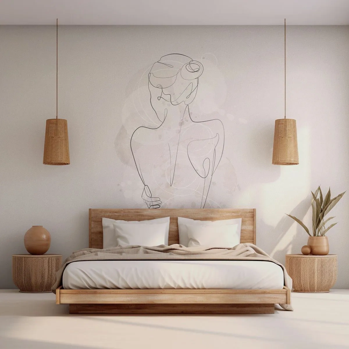 Fototapeta Premium Sand - Jako citlivý nástroj - Žena, Tělo, Grafika - 100x70 cm