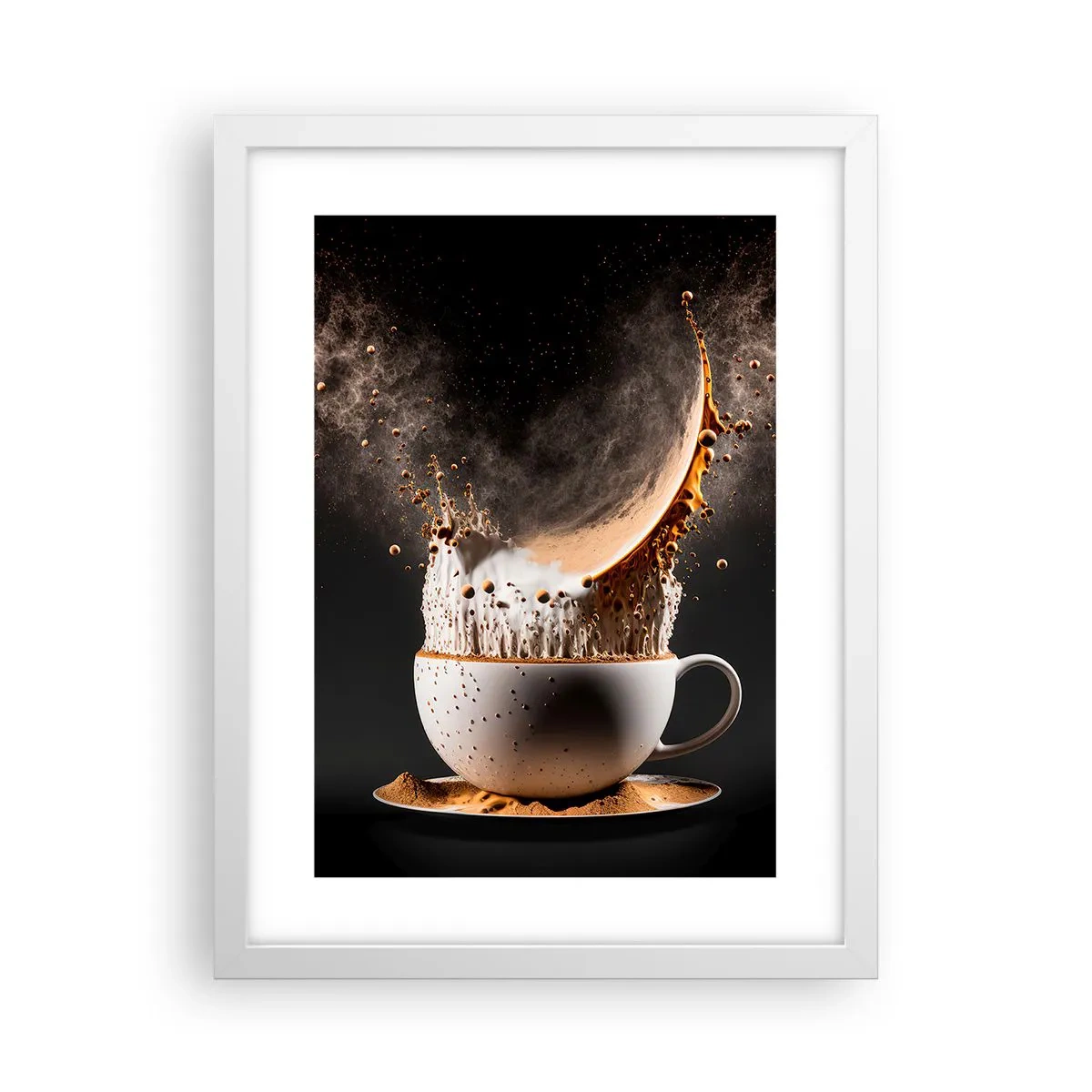 Plakát v bílém rámu - Exploze chuti - 30x40 cm