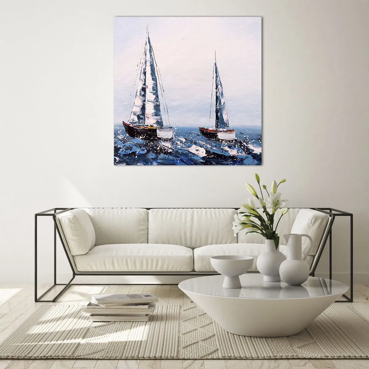 Obraz na skle - Bratrství větru - 60x60 cm