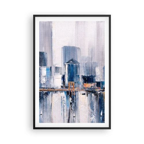 Plakát v černém rámu - Newyorská imprese - 61x91 cm