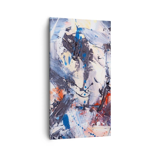 Obraz na plátně - Bláznivý tanec abstrakce - 45x80 cm