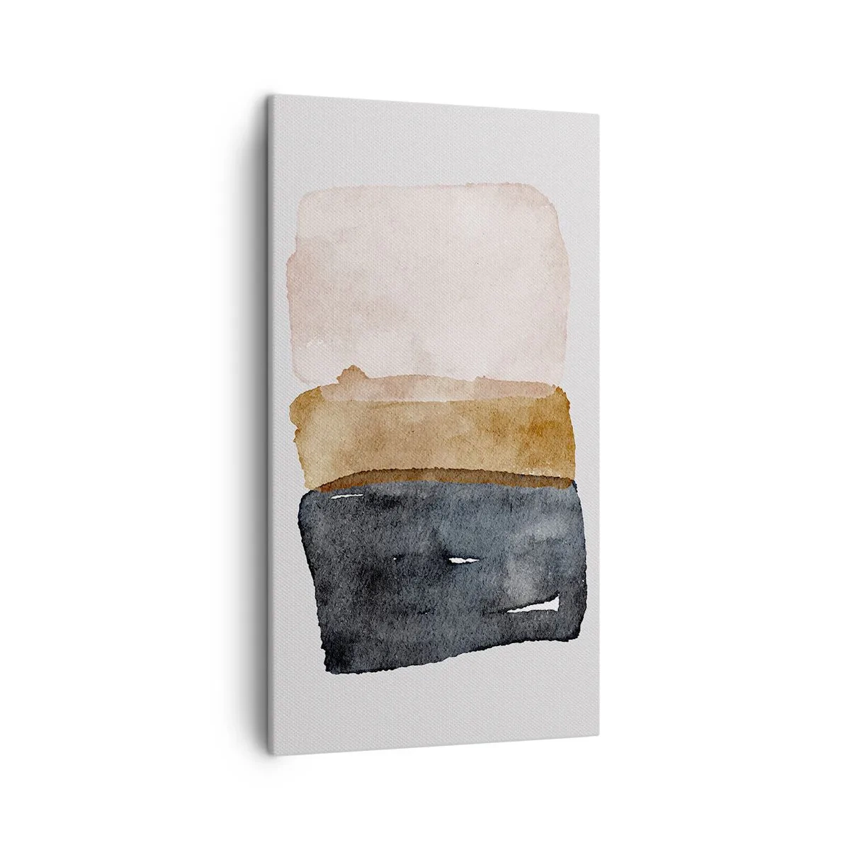 Obraz na plátně - Kompozice zemitých barev - 45x80 cm