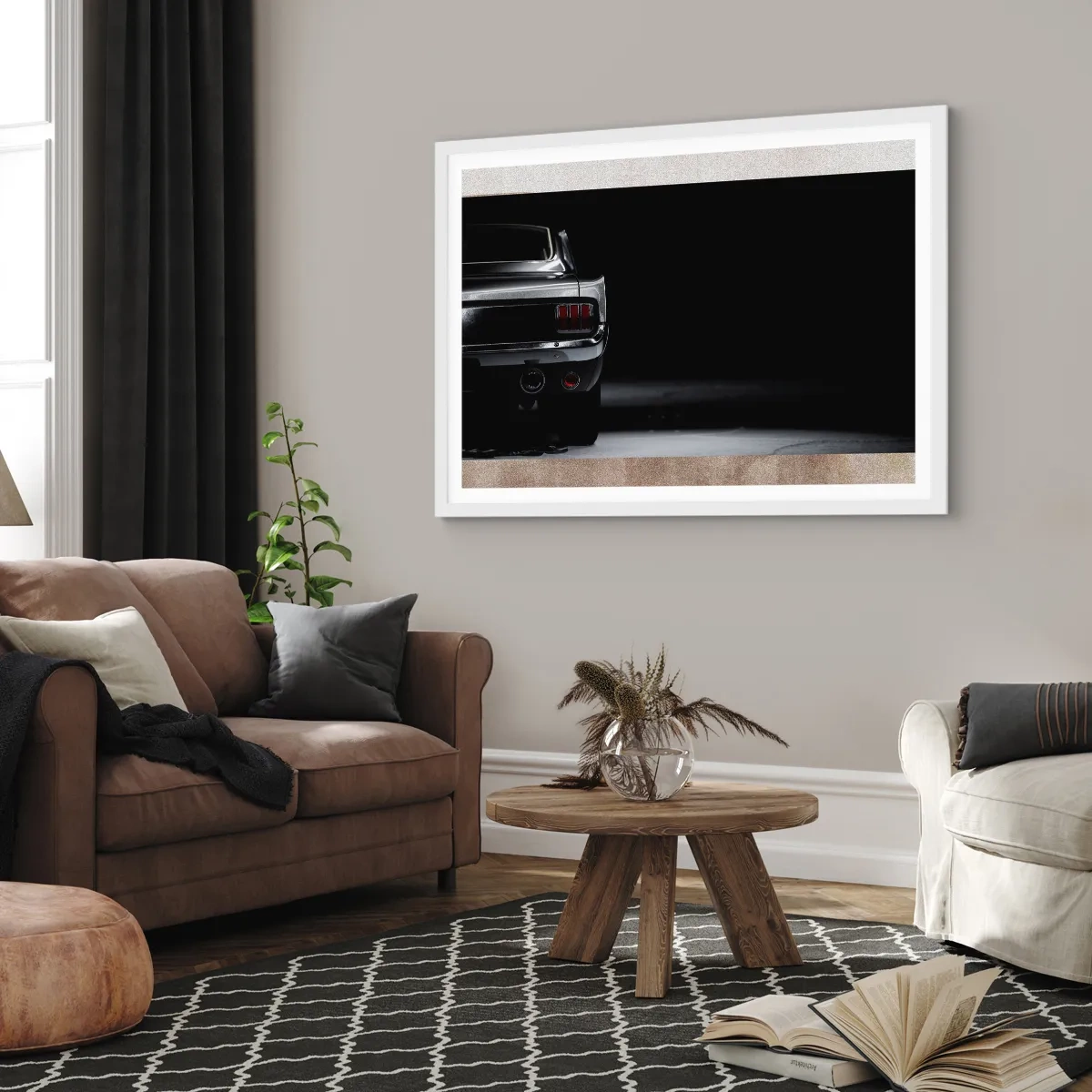 Plakát v bílém rámu - Kouzlo klasiky - 40x30 cm