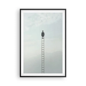 Plakát v černém rámu - Povznést se nad to - 61x91 cm