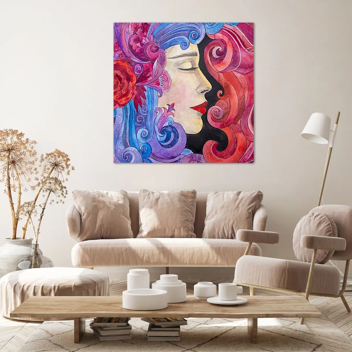 Obraz na plátně - Secese stále živá - 60x60 cm