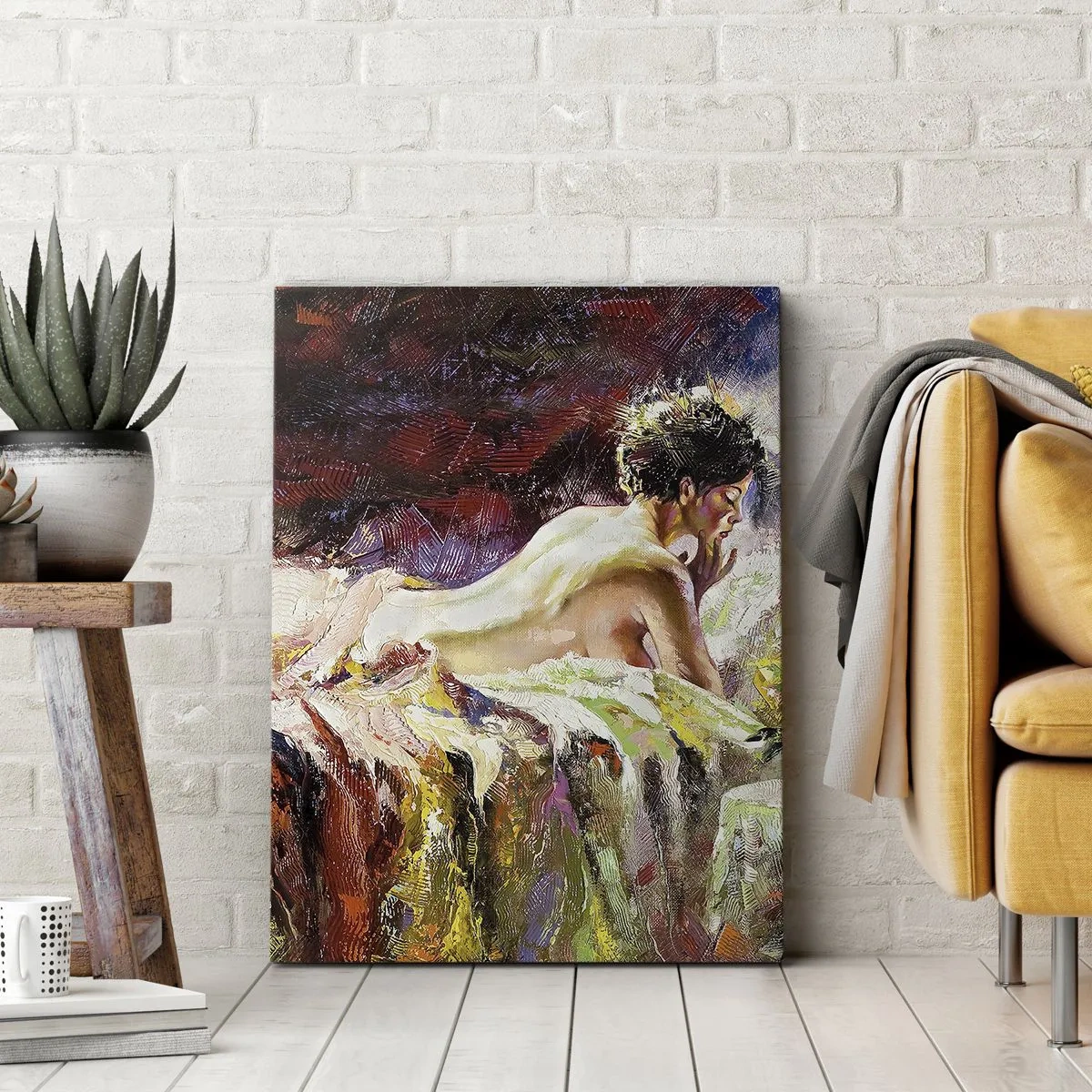 Obraz na plátně - Zamyšlená Venuše - 50x70 cm