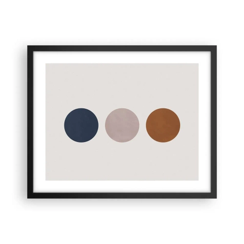 Plakát v černém rámu - Symbol dokonalosti - 50x40 cm