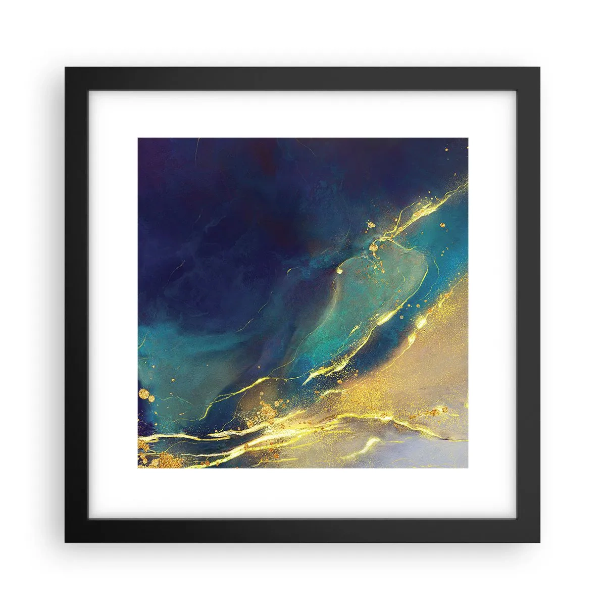 Plakát v černém rámu - Zlatý močál - 30x30 cm