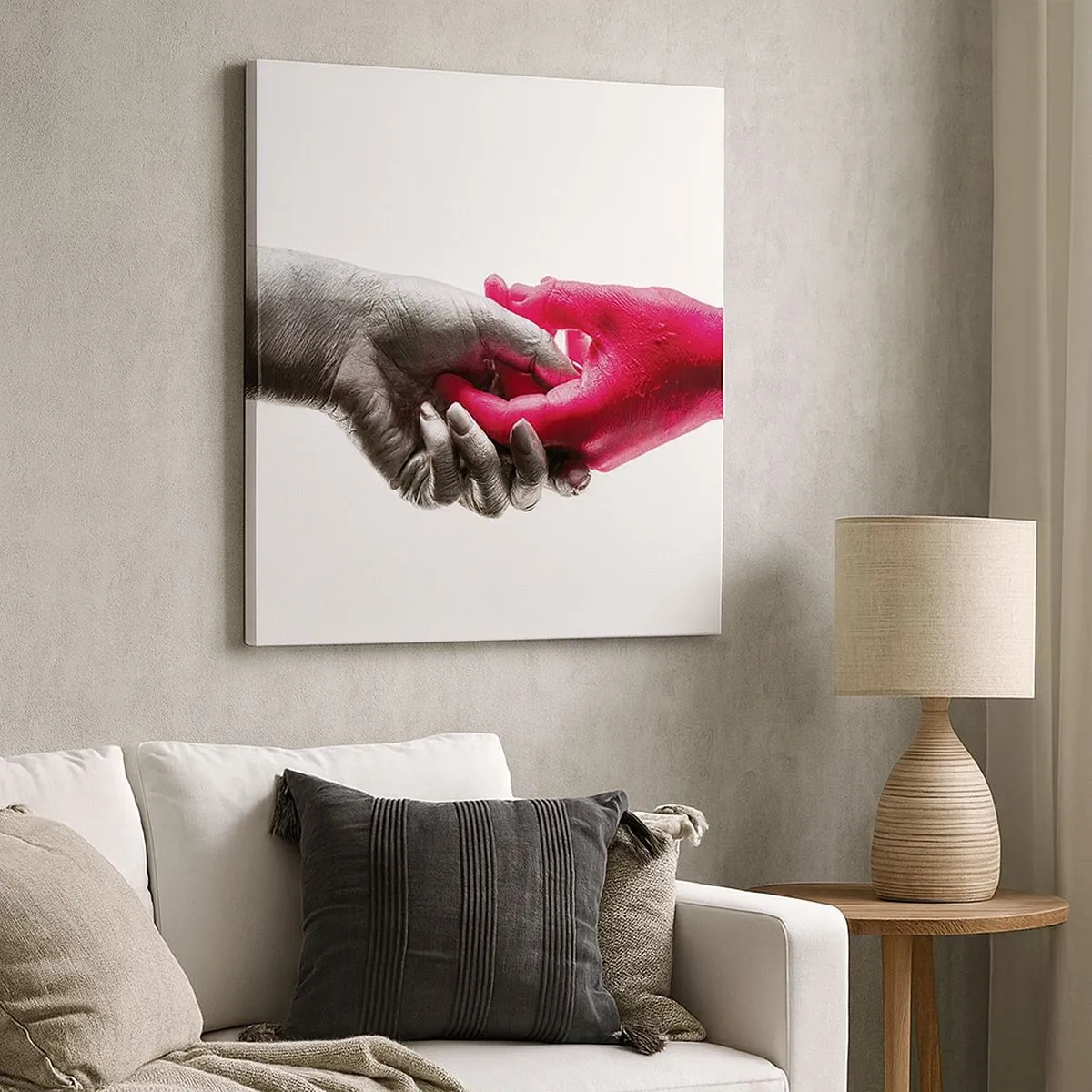 Obraz na plátně - Spolu i když jsme odlišní - 30x30 cm