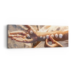 Obraz na plátně - Krása na dosah - 90x30 cm