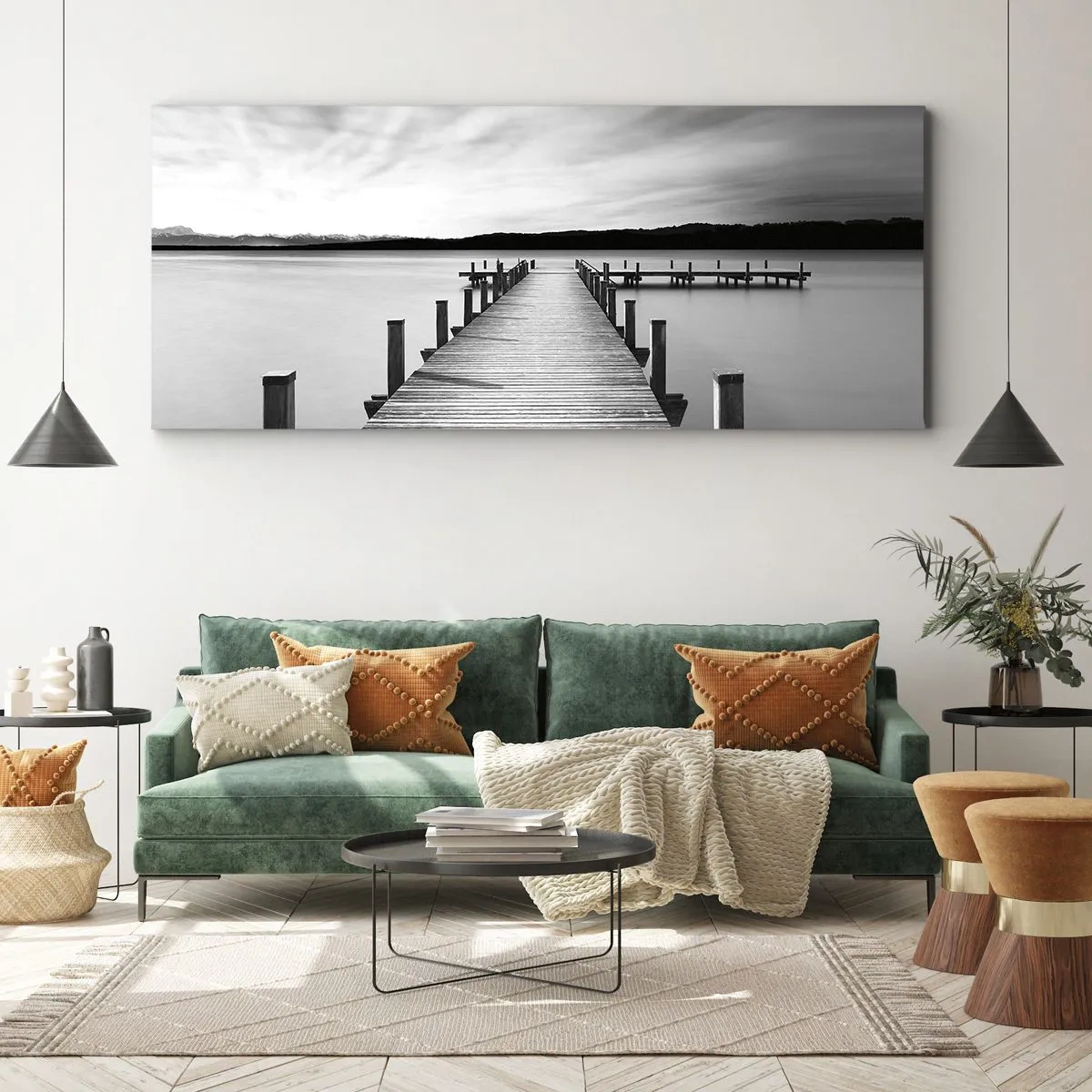 Obraz na plátně - U napajedla – klidu - 100x40 cm