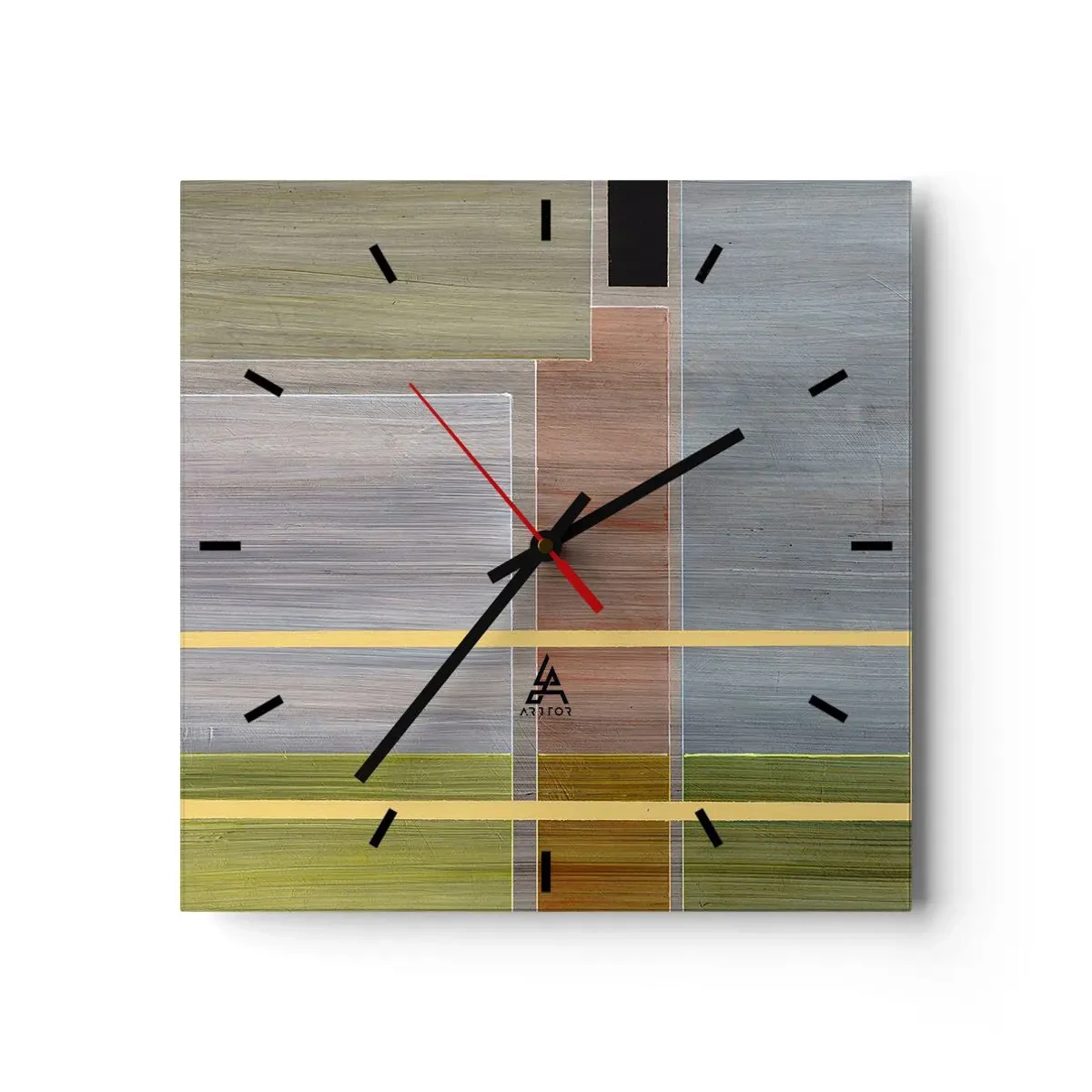 Nástěnné hodiny - Jednoduše a v klidu - 40x40 cm