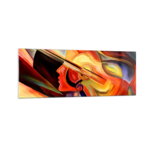 Obraz na skle - Všechno je v pořádku - 140x50 cm