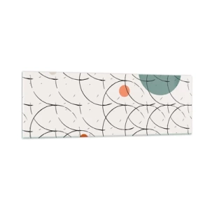 Obraz na skle - V duchu pop-artu - 90x30 cm