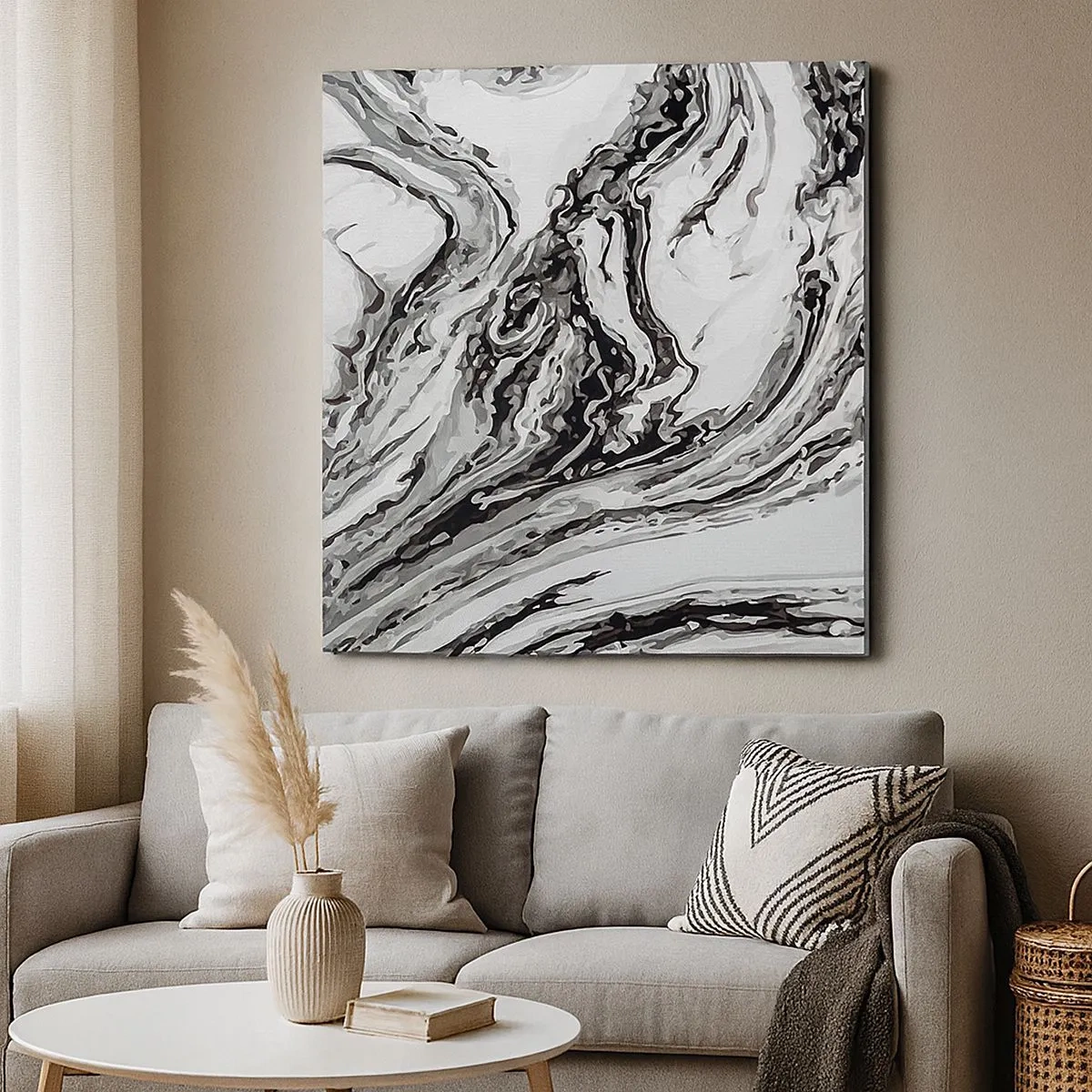 Obraz na plátně - Na začátku byl chaos - 30x30 cm