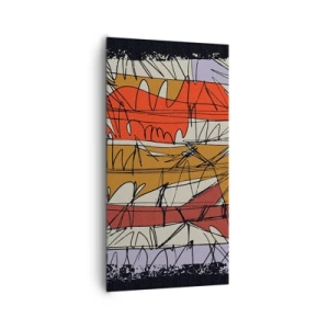 Obraz na plátně - Spontánní kompozice - 65x120 cm