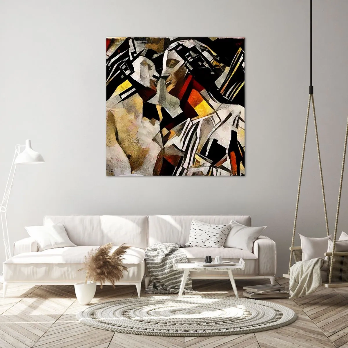 Obraz na plátně - Sošný polibek - 70x70 cm