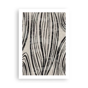 Plakát - Močál s liniemi - 50x70 cm