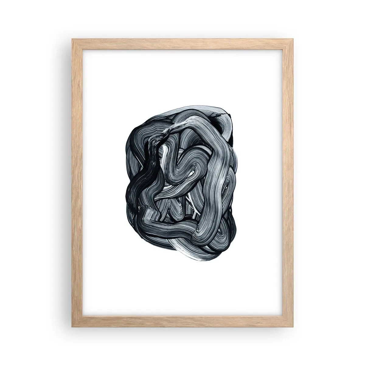 Plakát v rámu světlý dub - Není to tak jednoduché - 30x40 cm