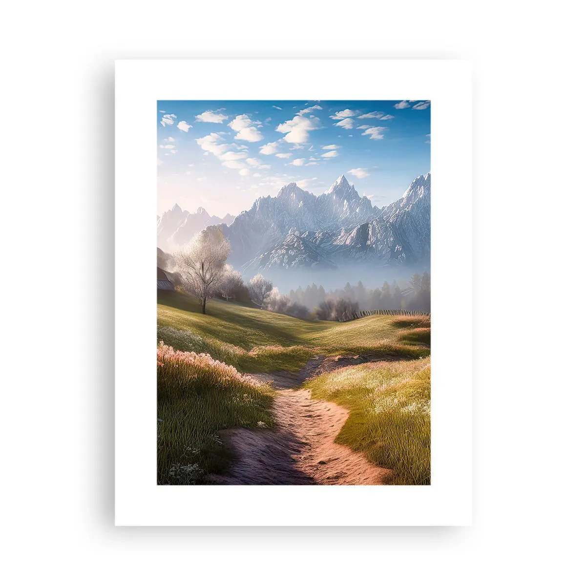 Plakát - Idylické údolí - 30x40 cm