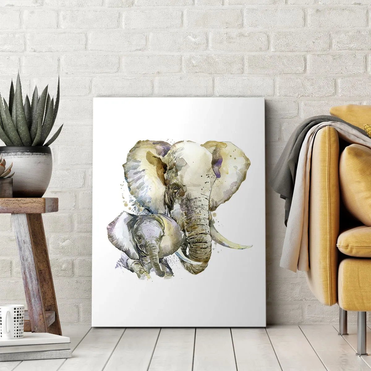 Obraz na plátně - Nejlépe je u mámy - 50x70 cm