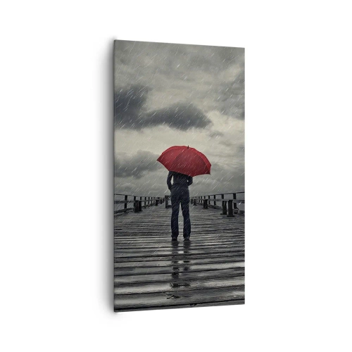 Obraz na plátně - Nevadí, že prší - 65x120 cm
