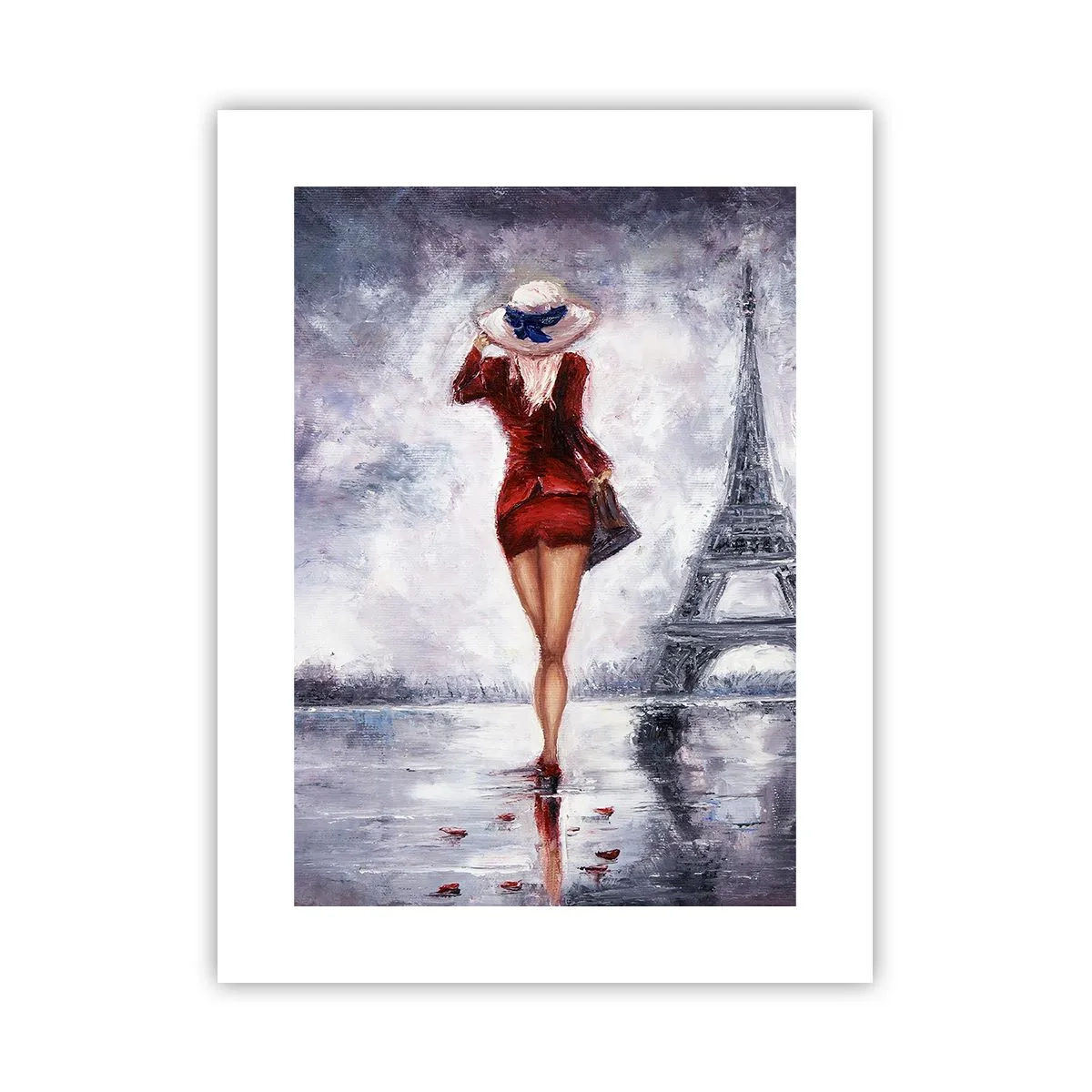 Plakát - Pařížské symboly - 30x40 cm